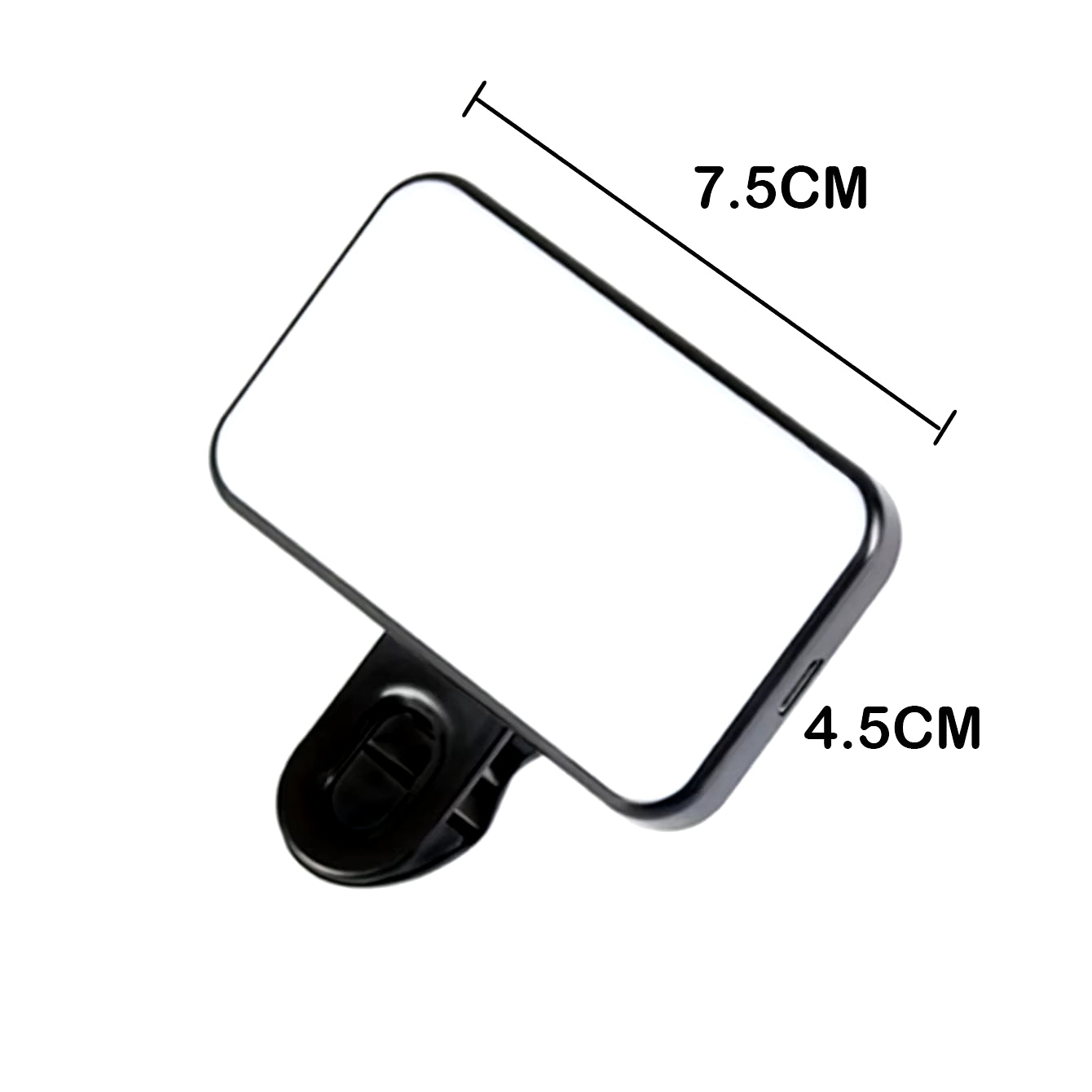 Portable Mini Selfie Fill Light Rechargeable 3 Modes Adjustable Brightness Clip on for Mobile Phone Computer Fill Light