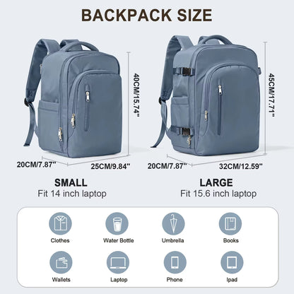 Laptop Bag Travel Backpack for Women Large Capacity Easyjet Carry-Ons 45X36X20 Backpack Ryanair 40X20X25, Men'S Cabin Backpack